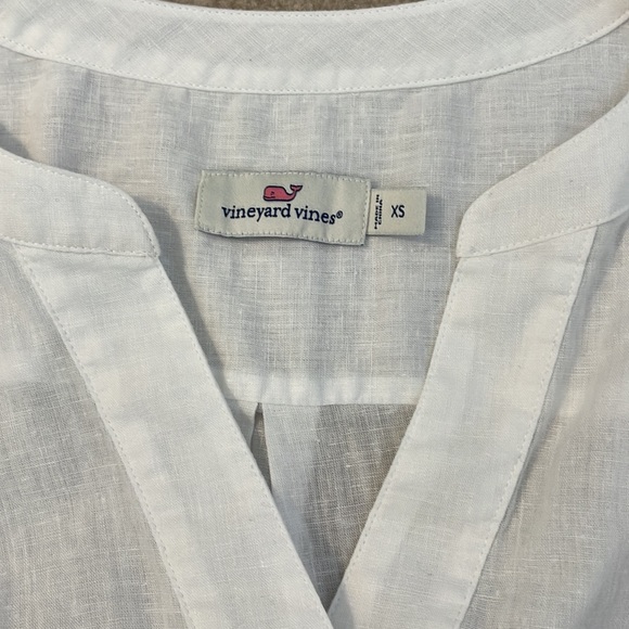 Vineyard Vines Linen Cover Up size XS - Picture 2 of 6